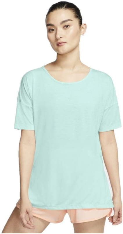 Dámské funkční tričko s krátkým rukávem Nike YOGA TOP SS W