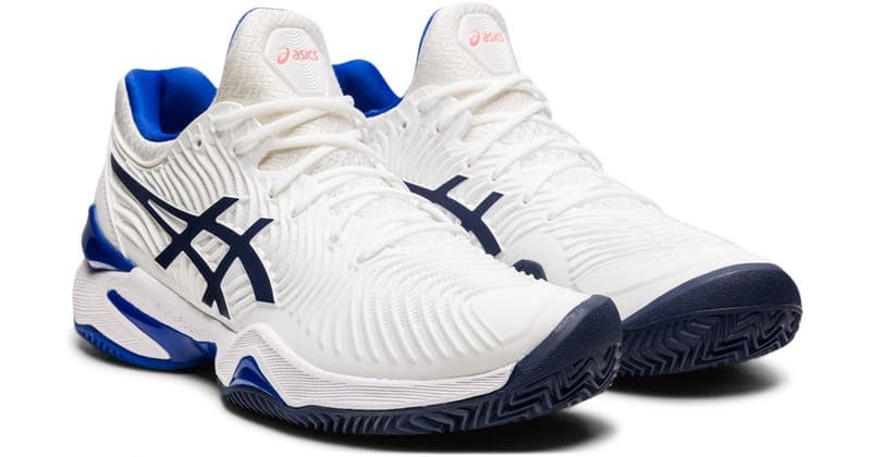 Dámské tenisové boty na antuku Asics COURT FF 2 CLAY W bílé