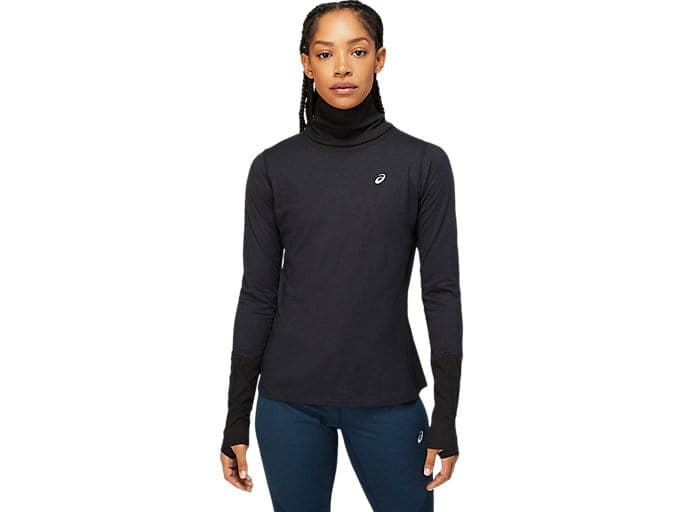 Dámské funkční tričko s dlouhým rukávem Asics WOOL RIB LS TOP W, fotka 2