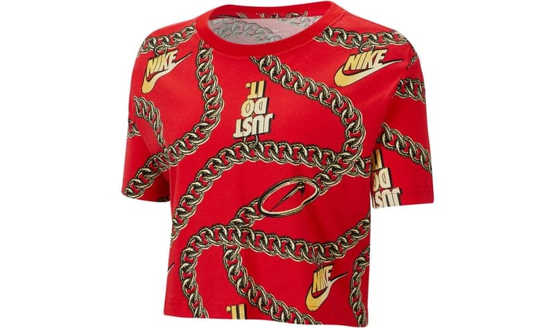 Dámské volnočasové tričko s krátkým rukávem Nike NSW TEE GLAM DUNK CROP W, fotka 2