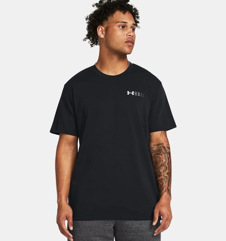 Pánské triko Under Armour HW LC Logo Repeat SS