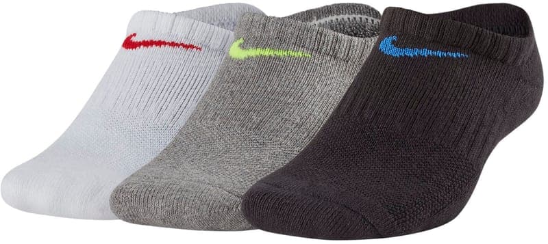 Dětské nízké funkční ponožky Nike PERFORMANCE CUSHIONED NO-SHOW TRAINING SOCKS (3 PAIRS) K