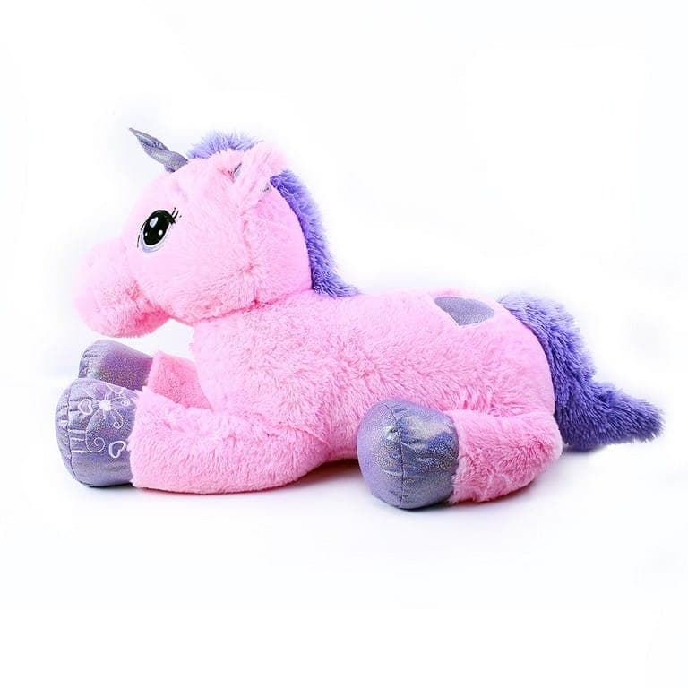 Rappa Velká plyšový růžový jednorožec POKI 85 cm, fotka 3