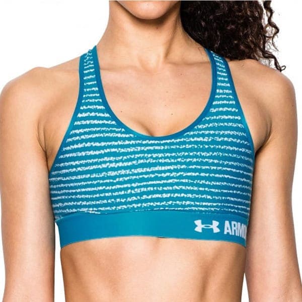 Under Armour Women's Mid Bra Printed Underwear, fotka 3